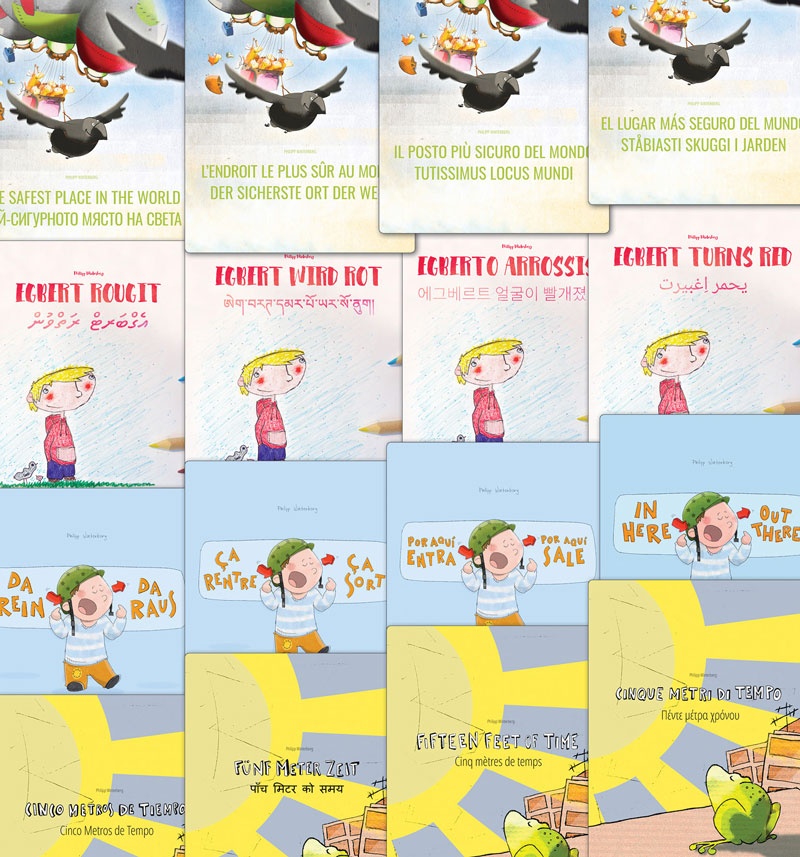 Libri: 'Egbert Turns Red', 'In Here, Out There!' ...